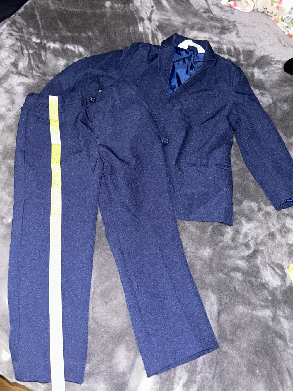 Kids Navy Two-Piece Suit Jacket & Pants - Tailored Look size 2/3